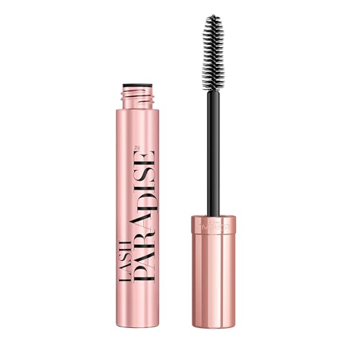 Makeup Voluminous Lash Paradise Mascara, Voluptuous Volume, Intense Length, Feathery Soft Full Lashes, No Flaking, No Smudging, No Clumping, Blackest Black, 0.25 Fl O