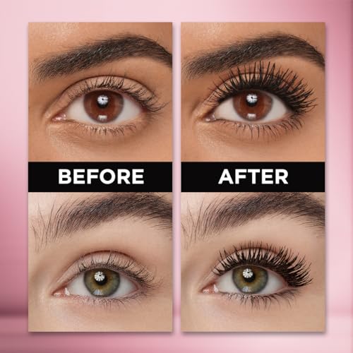Makeup Voluminous Lash Paradise Mascara, Voluptuous Volume, Intense Length, Feathery Soft Full Lashes, No Flaking, No Smudging, No Clumping, Blackest Black, 0.25 Fl O