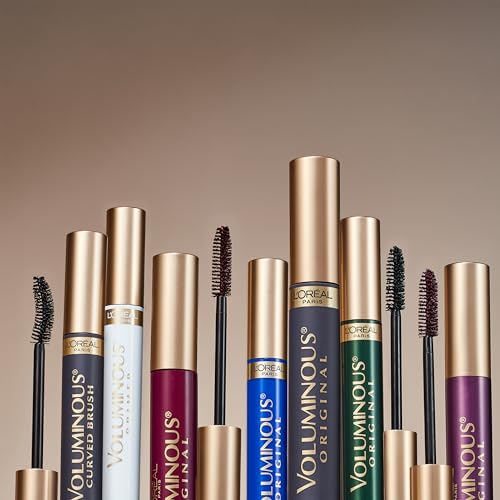 L’Oreal Paris Original Voluminous Mascara, Building Mascara Volume and Length Formula, Washable, Cobalt, 0.26 Fl Oz., 1 Count