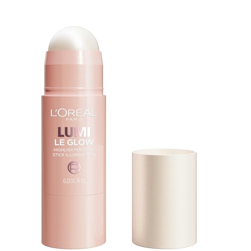 True Match Lumi Le Glow Highlighter Stick, Luminous, Satin, Glowy Highlighter for Face and Body, 630 Crème Chic, 0.17 Oz