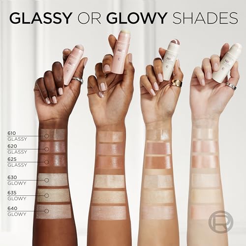 True Match Lumi Le Glow Highlighter Stick, Luminous, Satin, Glowy Highlighter for Face and Body, 630 Crème Chic, 0.17 Oz