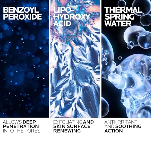 Acne treatment with LHA exfoliant helps clear and prevent blemishes. Paraben free