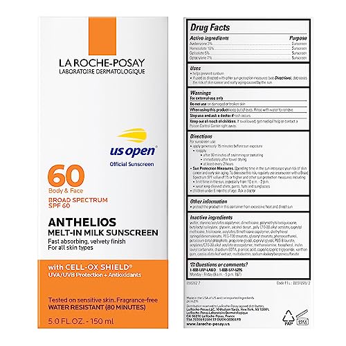Anthelios Melt-In Milk SPF 60 Sunscreen for Face & Body