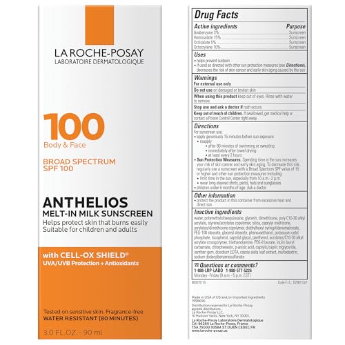 Anthelios Melt-In Milk Sunscreen for Face