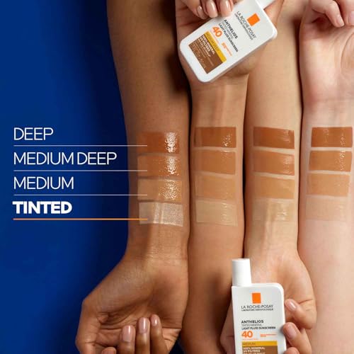 Anthelios Tinted Mineral Sunscreen for Face SPF 50, Light