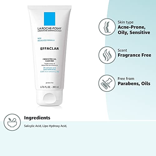 Effaclar Medicated Acne Face Wash with Salicylic Acid