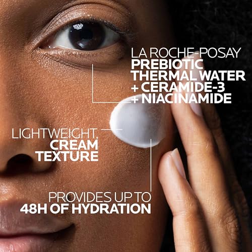 niacinamide and ceramide for all skin types. Oil free and fragrance free.