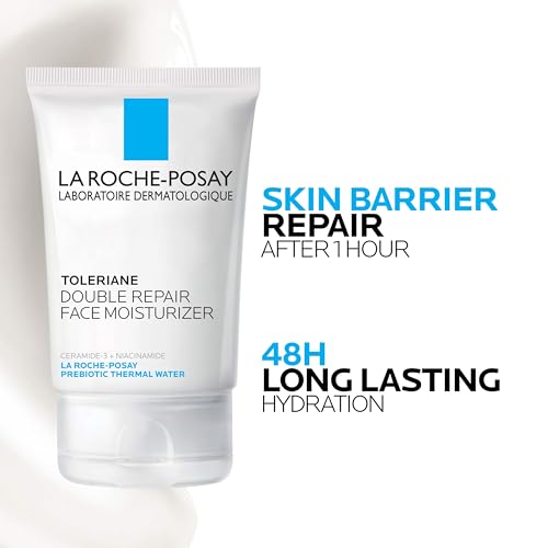 niacinamide and ceramide for all skin types. Oil free and fragrance free.