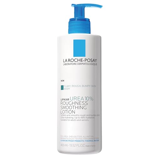 Rough and bumpy skin lotion with shea butter and allantoin that softens and smooths skin w