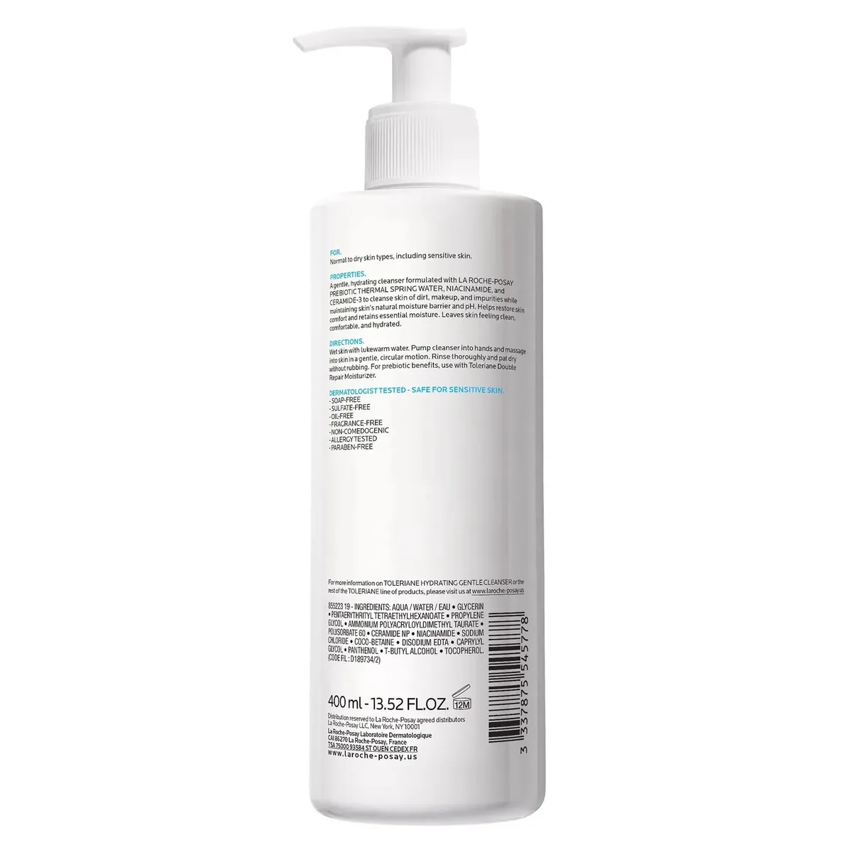 Toleriane Hydrating Gentle Face Cleanser
