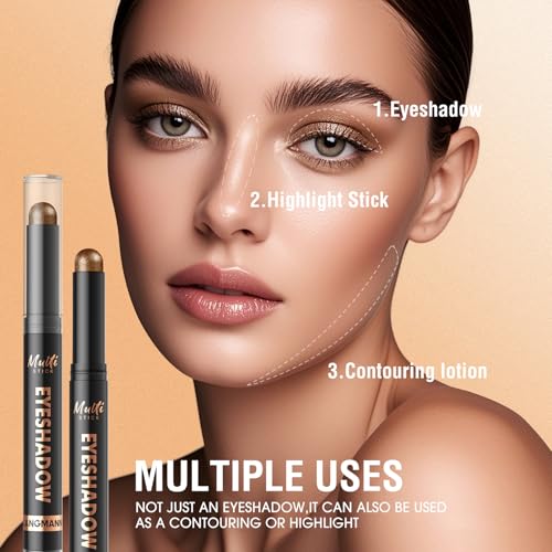 8 Color Dual-Ended Eyeshadow Stick Set
