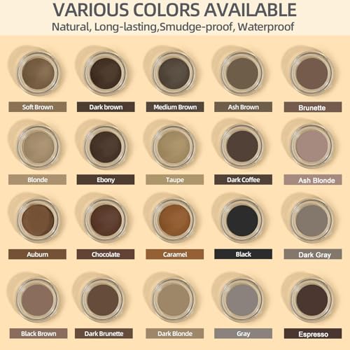 LAVONE Eyebrow Pomade, Waterproof Brow Pomade for Lo