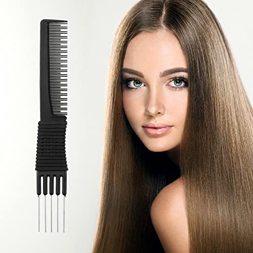 3 Pack Teasing Combs with Metal Pick