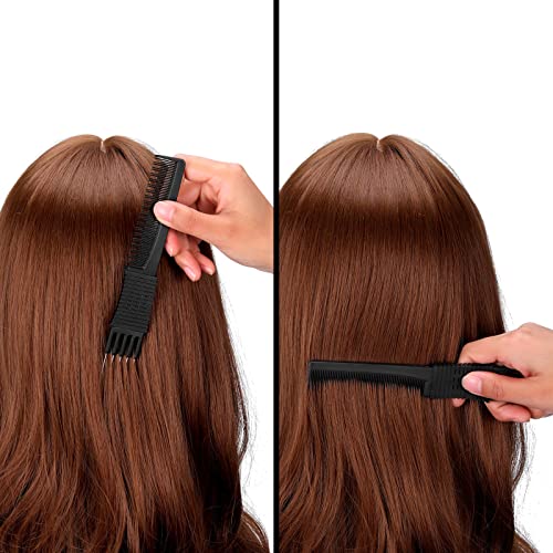 3 Pack Teasing Combs with Metal Pick