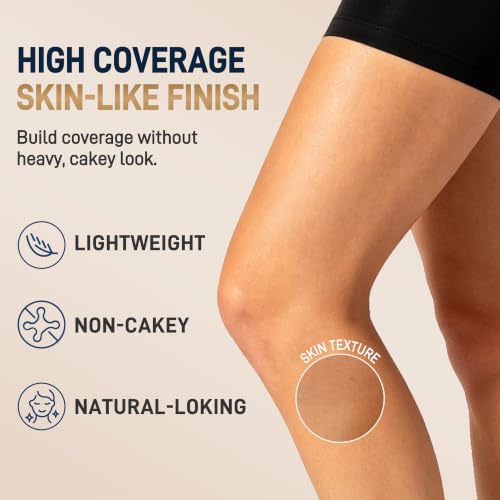 Body Makeup Waterproof No Transfer for Arms Tattoos Scars Coverage 06 Deep