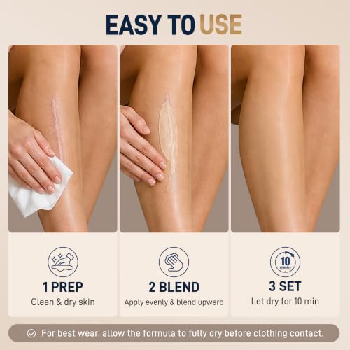 Body Makeup Waterproof No Transfer for Arms Tattoos Scars Coverage 06 Deep