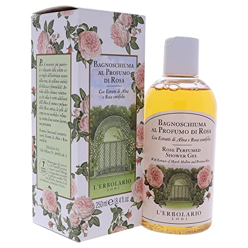 Perfumed Shower Gel – Soothing Body Soap with Marsh Mallow – Protecting and Toning Body Wa