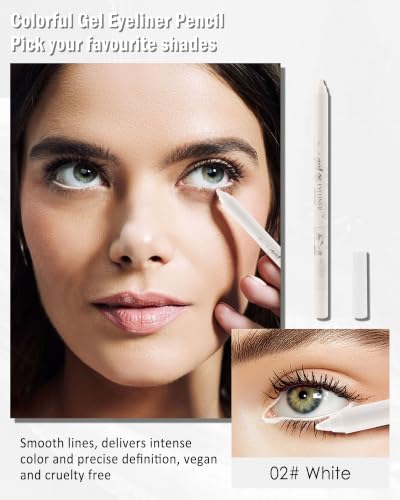 White Waterline Eyeliner Waterproof