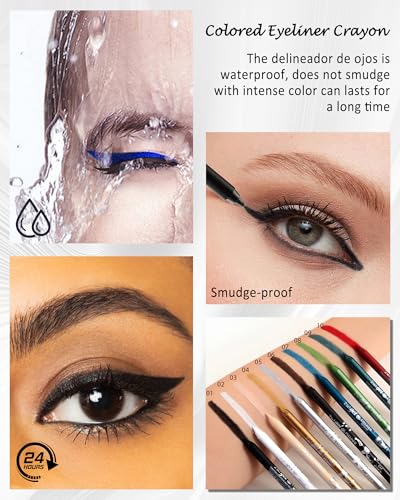 White Waterline Eyeliner Waterproof