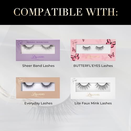 Lilly Lashes Clear Eyelash Glue - Brush On Lash Glue