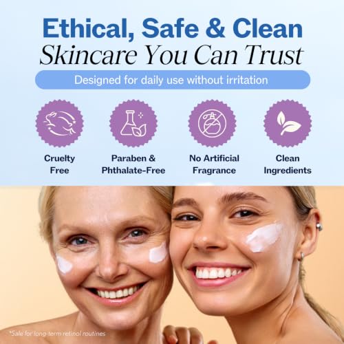 Anti Aging Retinol Face Cream for Women – Wrinkle & Neck Cream for Firming