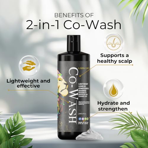 Shampoo and Conditioner for Dreads, Sisterlocks, Locks, & Dreadlocks | Lightweight Vegan Co Wash (8oz)