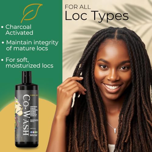 Shampoo and Conditioner for Dreads, Sisterlocks, Locks, & Dreadlocks | Lightweight Vegan Co Wash (8oz)
