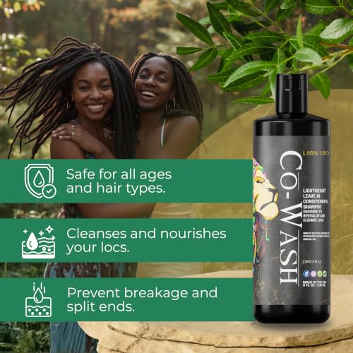 Shampoo and Conditioner for Dreads, Sisterlocks, Locks, & Dreadlocks | Lightweight Vegan Co Wash (8oz)