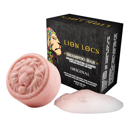 Shampoo Bar Conditioner & Body Wash for Dreadlocks, Braids, All Hair Types | 3-in-1 pH Balanced, Residue-Free, No Buildup