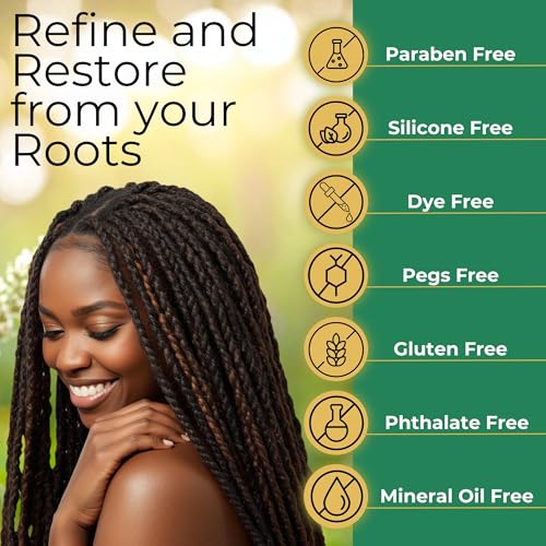 Shampoo Bar Conditioner & Body Wash for Dreadlocks, Braids, All Hair Types | 3-in-1 pH Balanced, Residue-Free, No Buildup