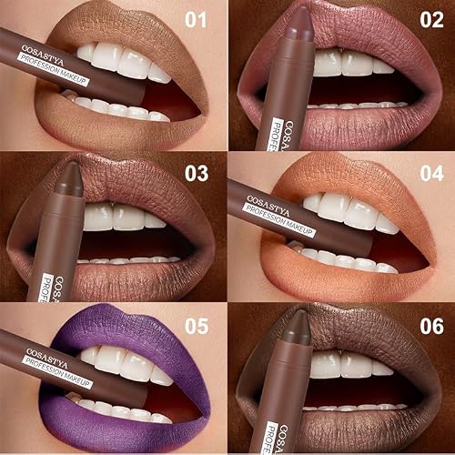 Crayon Matte Longwear Lipstick Pack Set