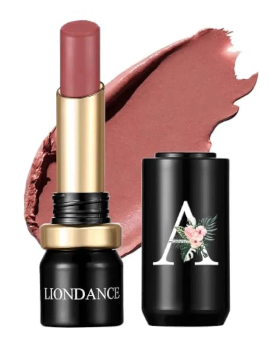 Soft Matte Bullet Lipstick in Mist Mauve, Mauve Nude Dusty Rose Lip Color with a Lightweight Velvet Matte Finish for Everyday Makeup