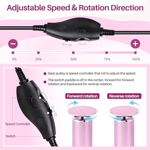 Electric Foot Callus Remover Adjustable Speed Foot File