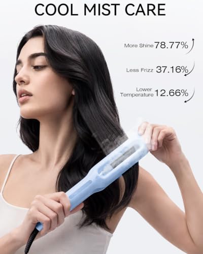 Steam Hair Straightener Cold Mist Flat Iron