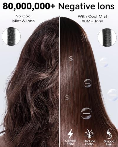Steam Hair Straightener Cold Mist Flat Iron