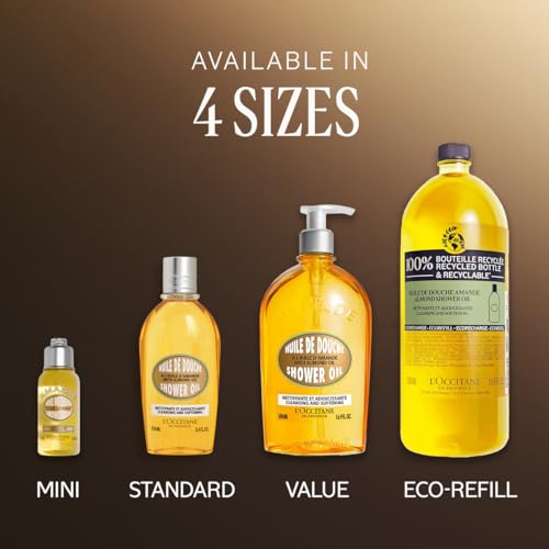 Cleansing & Softening Almond Shower Oil.
