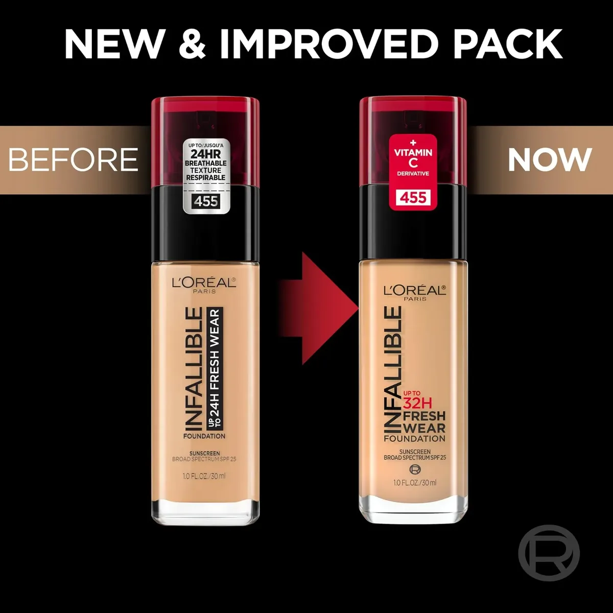 Lightweight Foundation, 411 Beige Ivory, 1 Fl Oz, Packaging May Vary