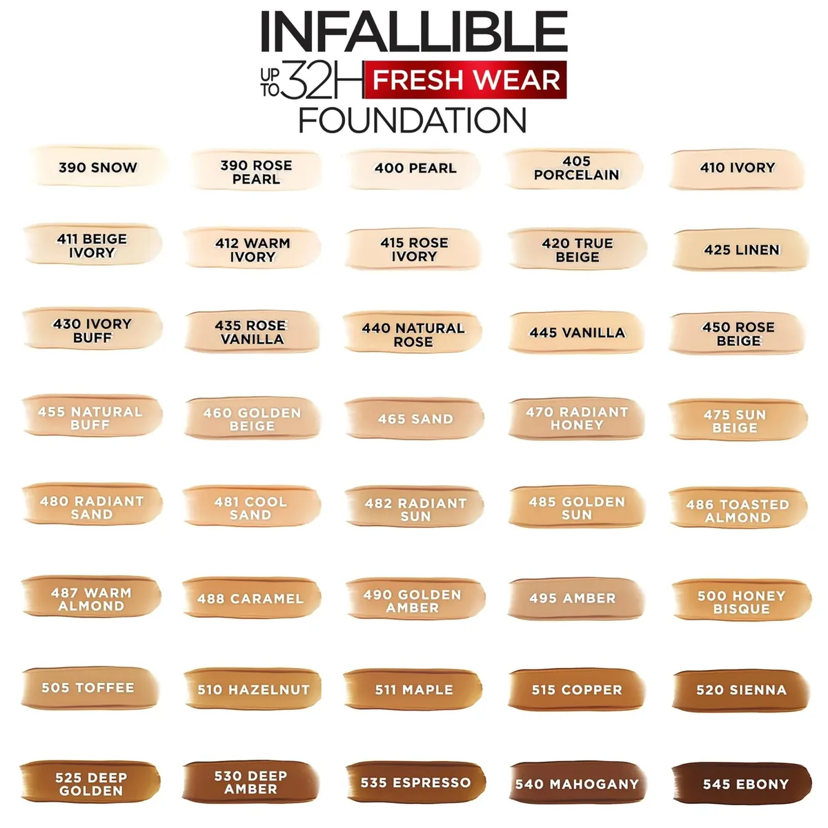 Lightweight Foundation, 411 Beige Ivory, 1 Fl Oz, Packaging May Vary