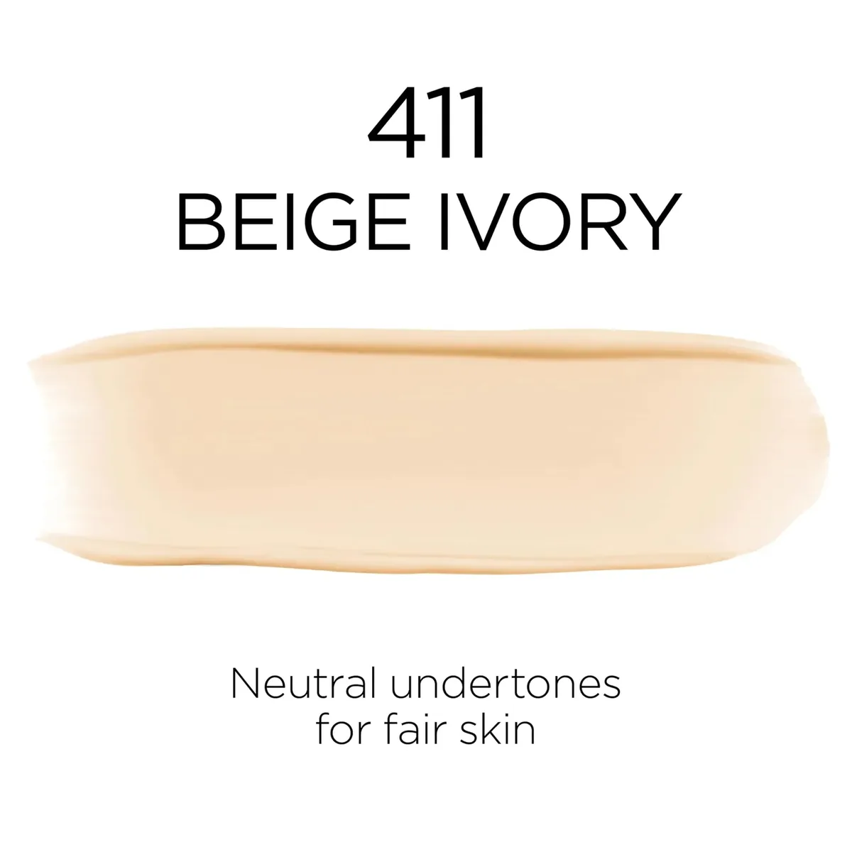 Lightweight Foundation, 411 Beige Ivory, 1 Fl Oz, Packaging May Vary