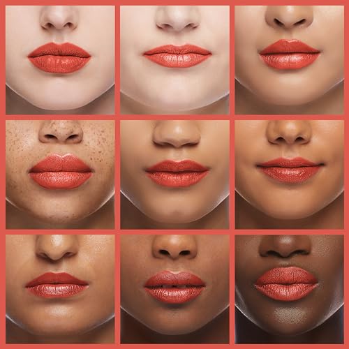 Warm Peach Coral Satin Lip Color