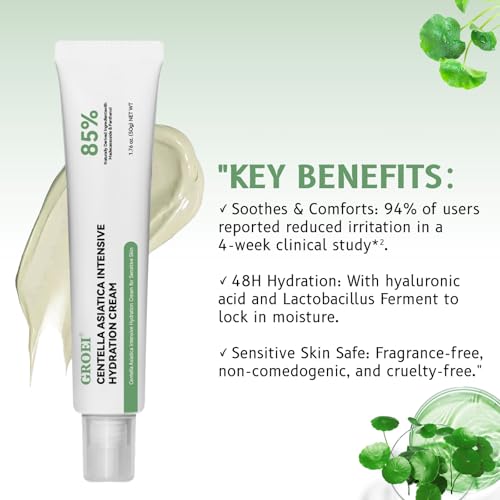 Centella Asiatica Cream for Sensitive Skin