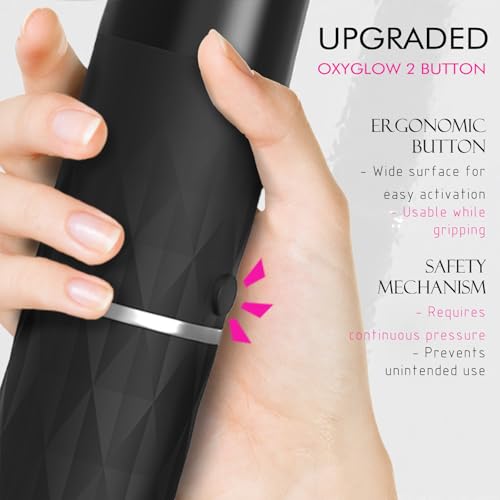 OxyGlow 2 Cordless High Frequency Facial Wand Face and Scalp