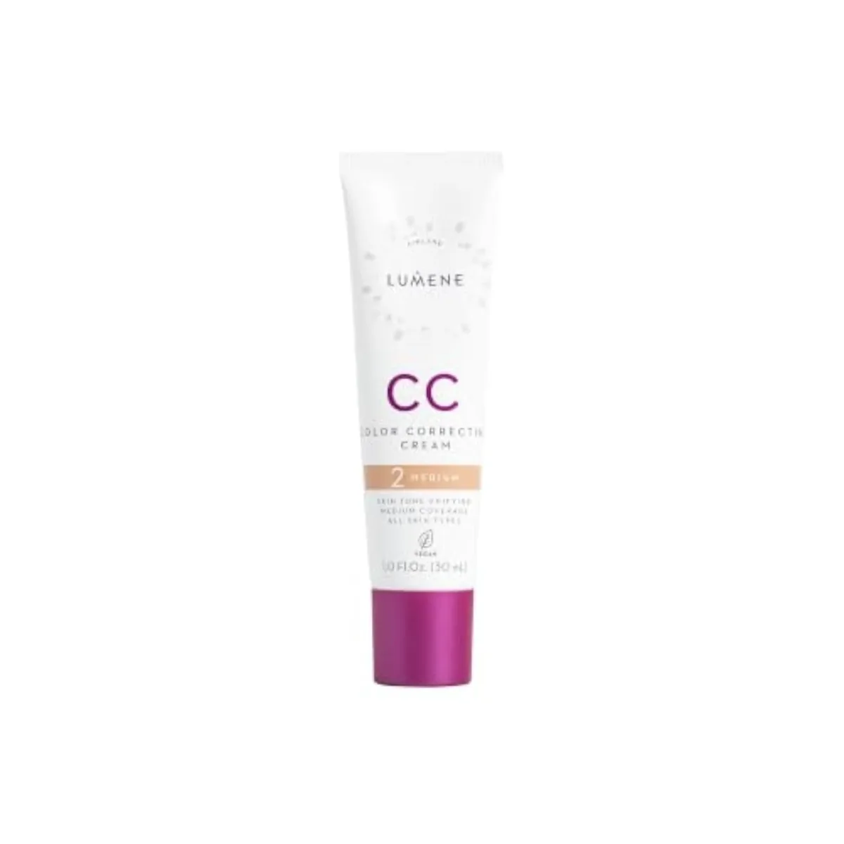 Color Correcting CC Cream - Lightweight Foundation - Medium Coverage - Redness Reducing Face Makeup for a Glowing Complexion - Vegan Formula + Suitable for All Skin Types -