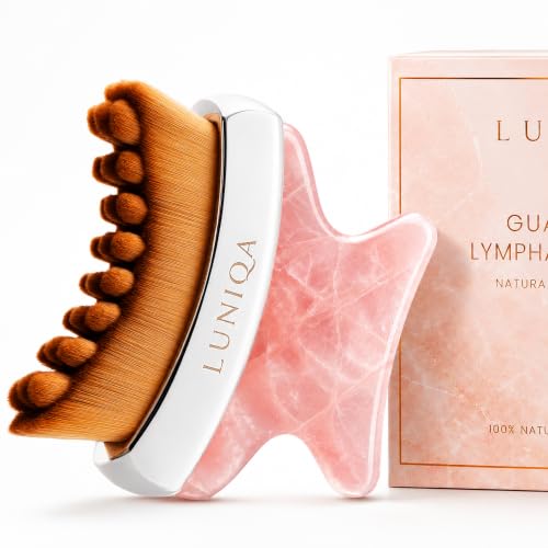 Lymphatic Dry Brush with Rose Quartz Gua Sha