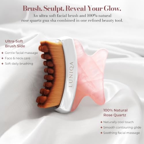 Lymphatic Dry Brush with Rose Quartz Gua Sha