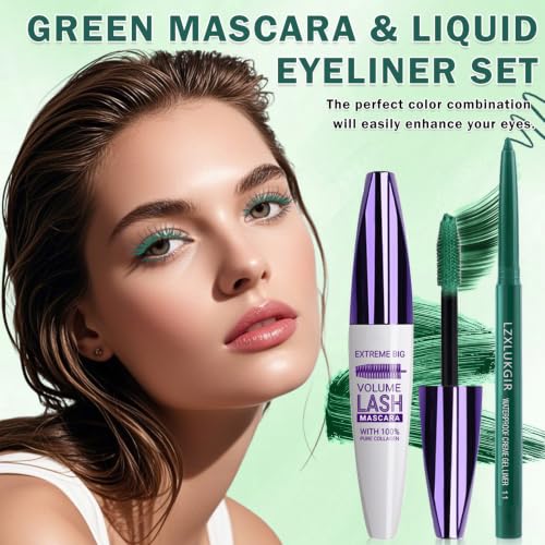 Green Mascara and Eyeliner Set