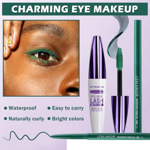 Green Mascara and Eyeliner Set