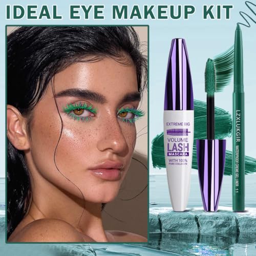 Green Mascara and Eyeliner Set