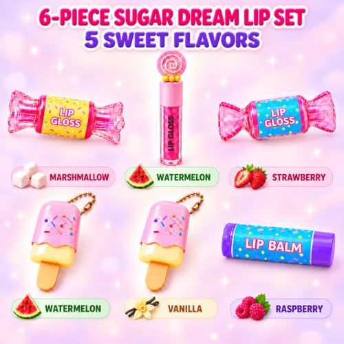 Party Favor Glitter Lipgloss Set Bulk Non Toxic Lip glosses Pack
