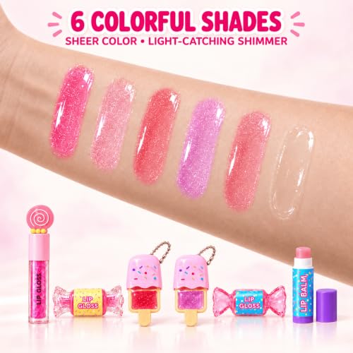 Party Favor Glitter Lipgloss Set Bulk Non Toxic Lip glosses Pack